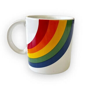 Vintage FTD Rainbow Mug 1986 Harry Styles Coffee Tea Ceramic‎ 1980s
